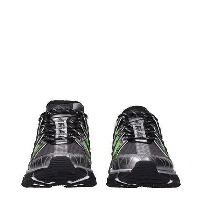 Versace Grå Tyg Athletic Sneakers