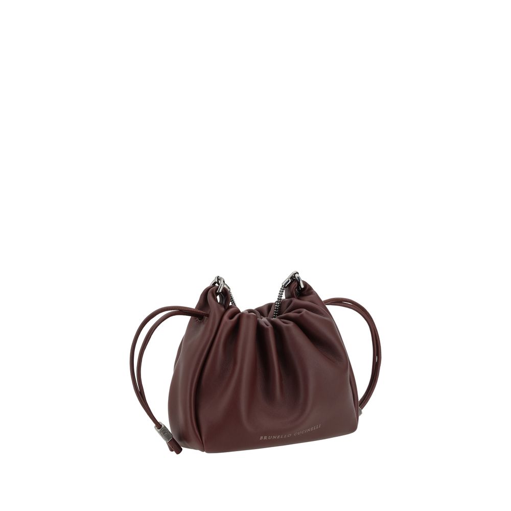 Brunello Cucinelli Bucket Mellow mini axelväska