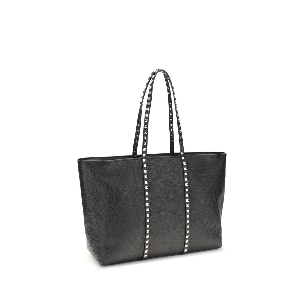 Valentino Garavani Medium Rockstud tygväska