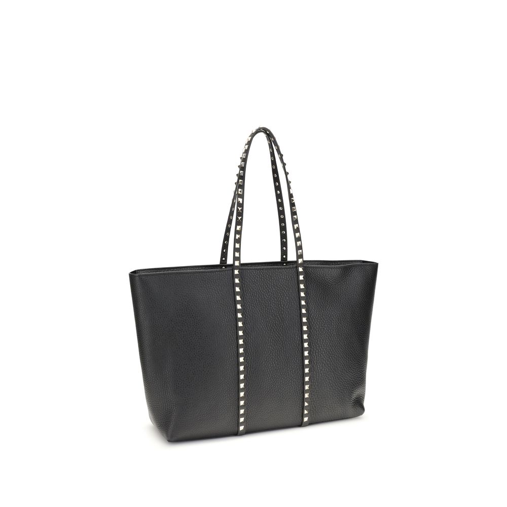 Valentino Garavani Medium Rockstud tygväska