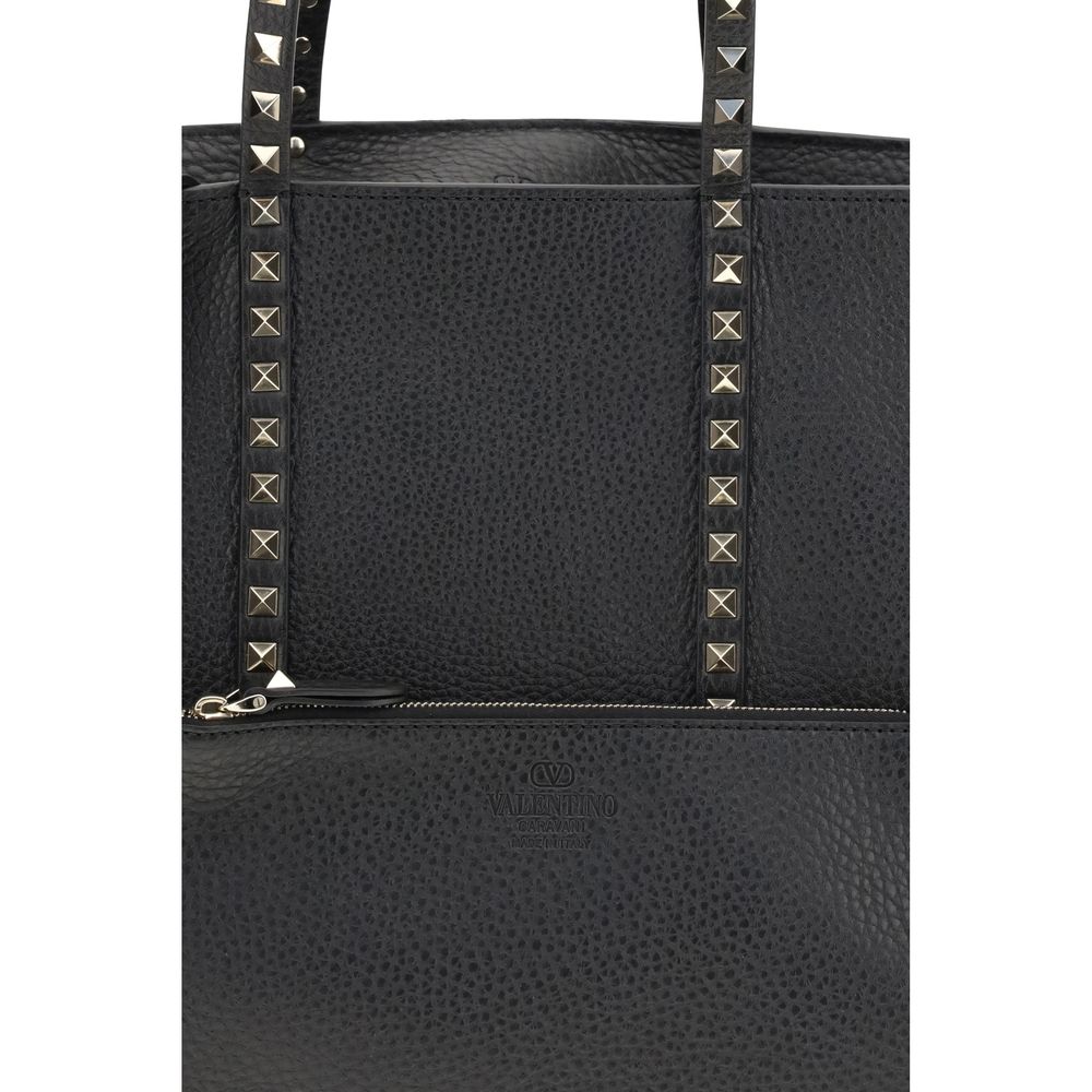 Valentino Garavani Medium Rockstud tygväska