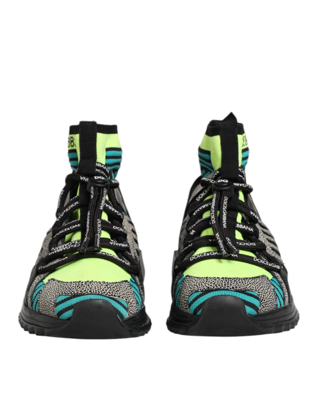 Dolce &amp; Gabbana Multicolor Sorrento Socks Men Sneakers Shoes