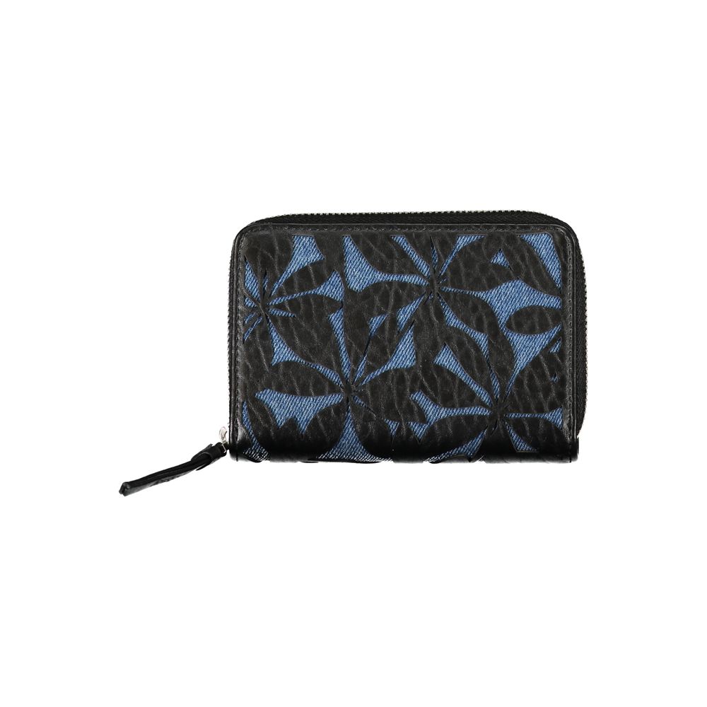 Desigual svart plånbok i polyeten