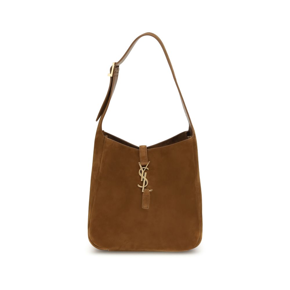 Saint Laurent Le 5 à 7 axelväska i mocka