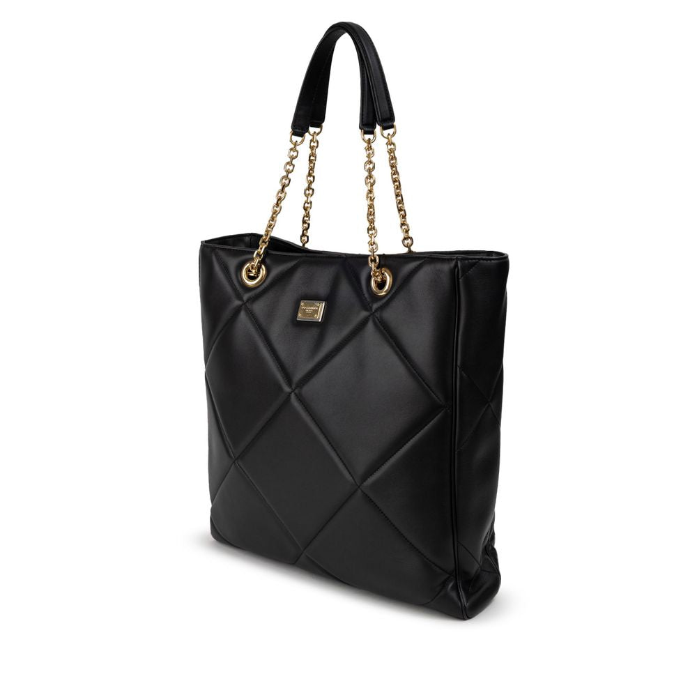 Dolce &amp;amp; Gabbana svart läderväska