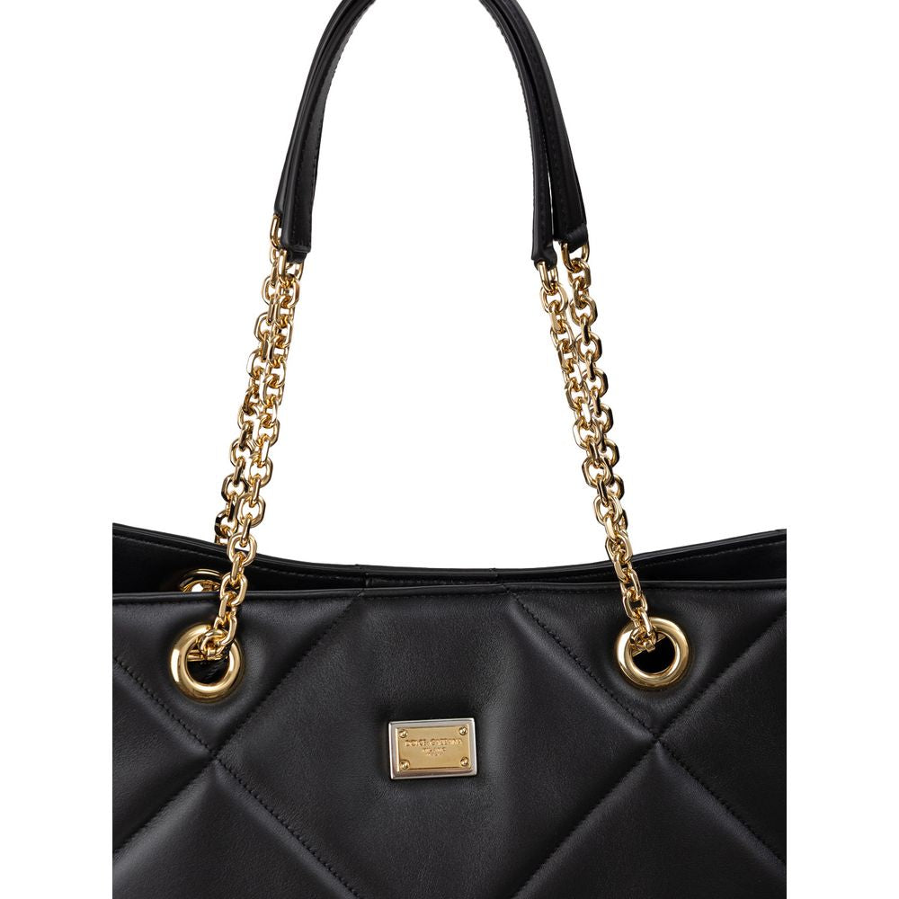 Dolce &amp;amp; Gabbana svart läderväska