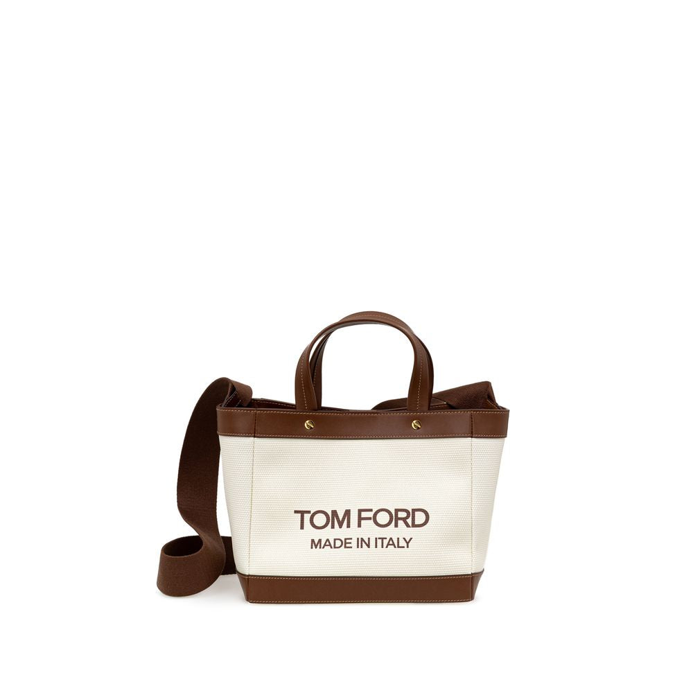 Tom Ford Beige Bomullsväska