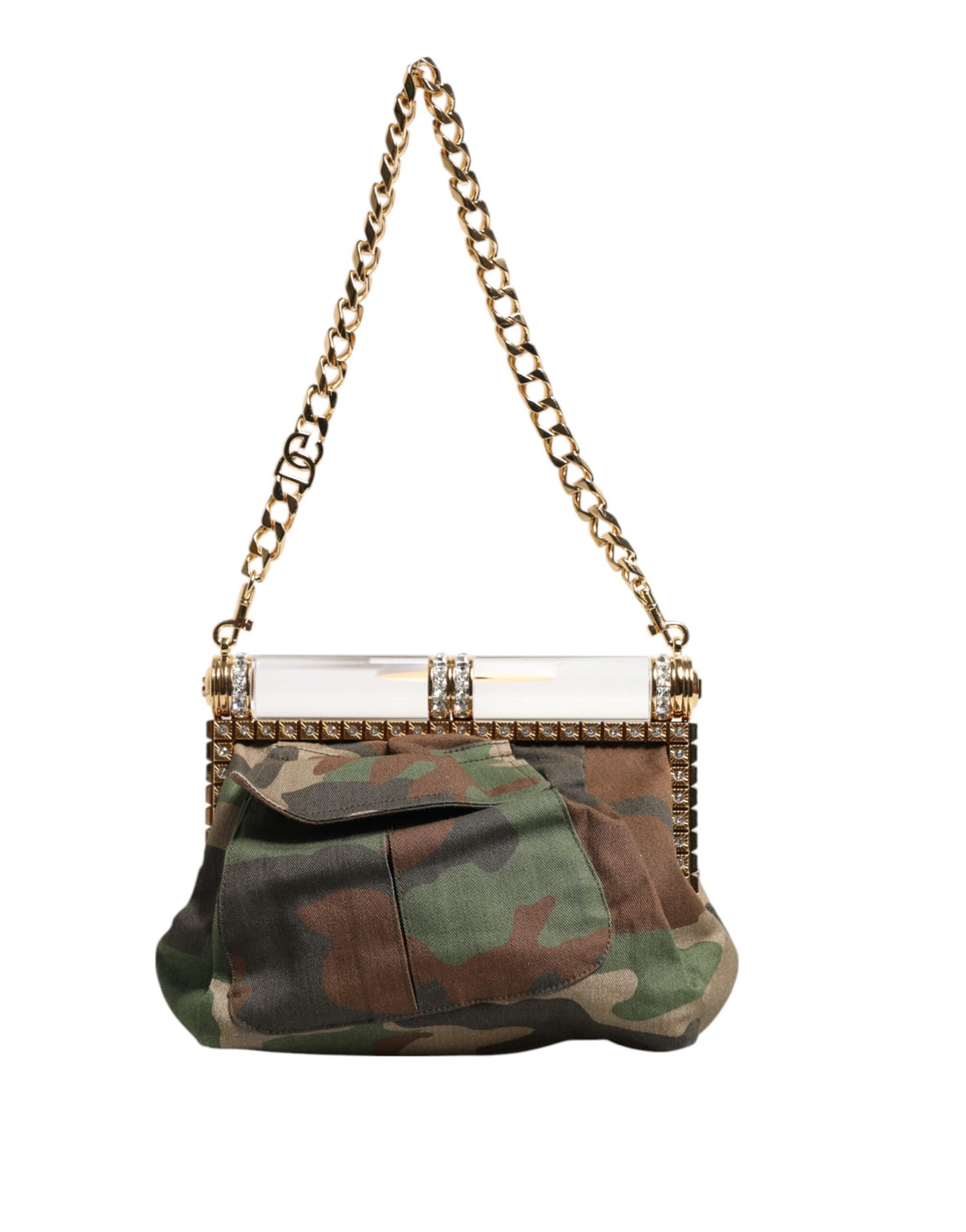 Dolce &amp; Gabbana Multicolor Sicily Medium Camouflage Shoulder Strap Bag