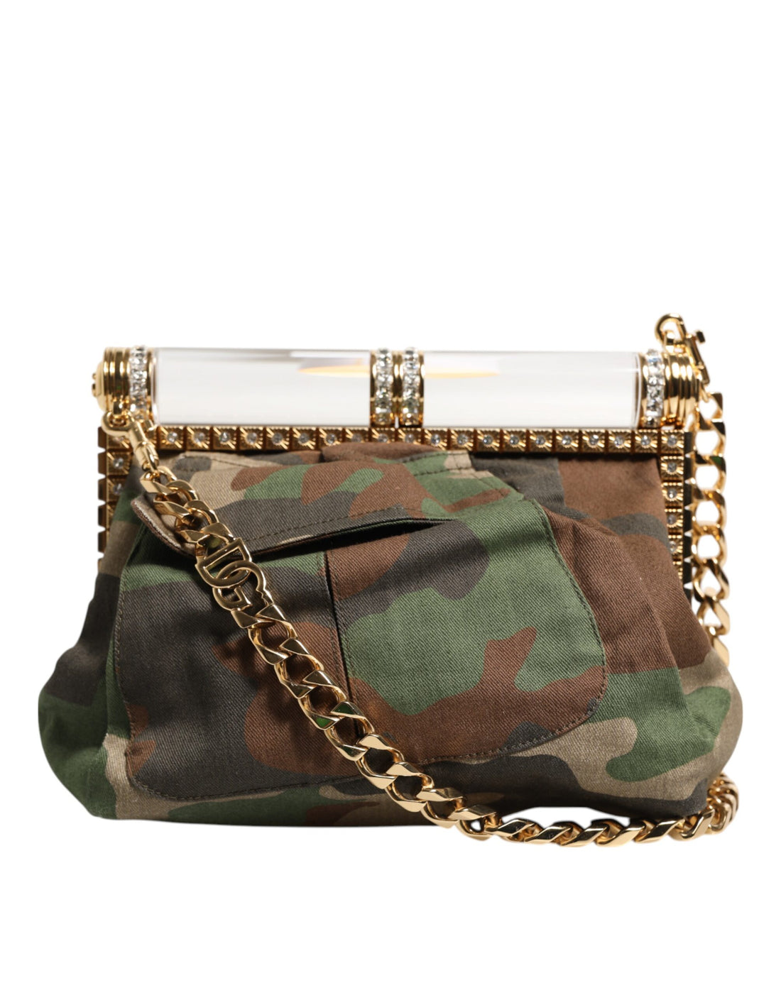 Dolce &amp; Gabbana Multicolor Sicily Medium Camouflage Shoulder Strap Bag