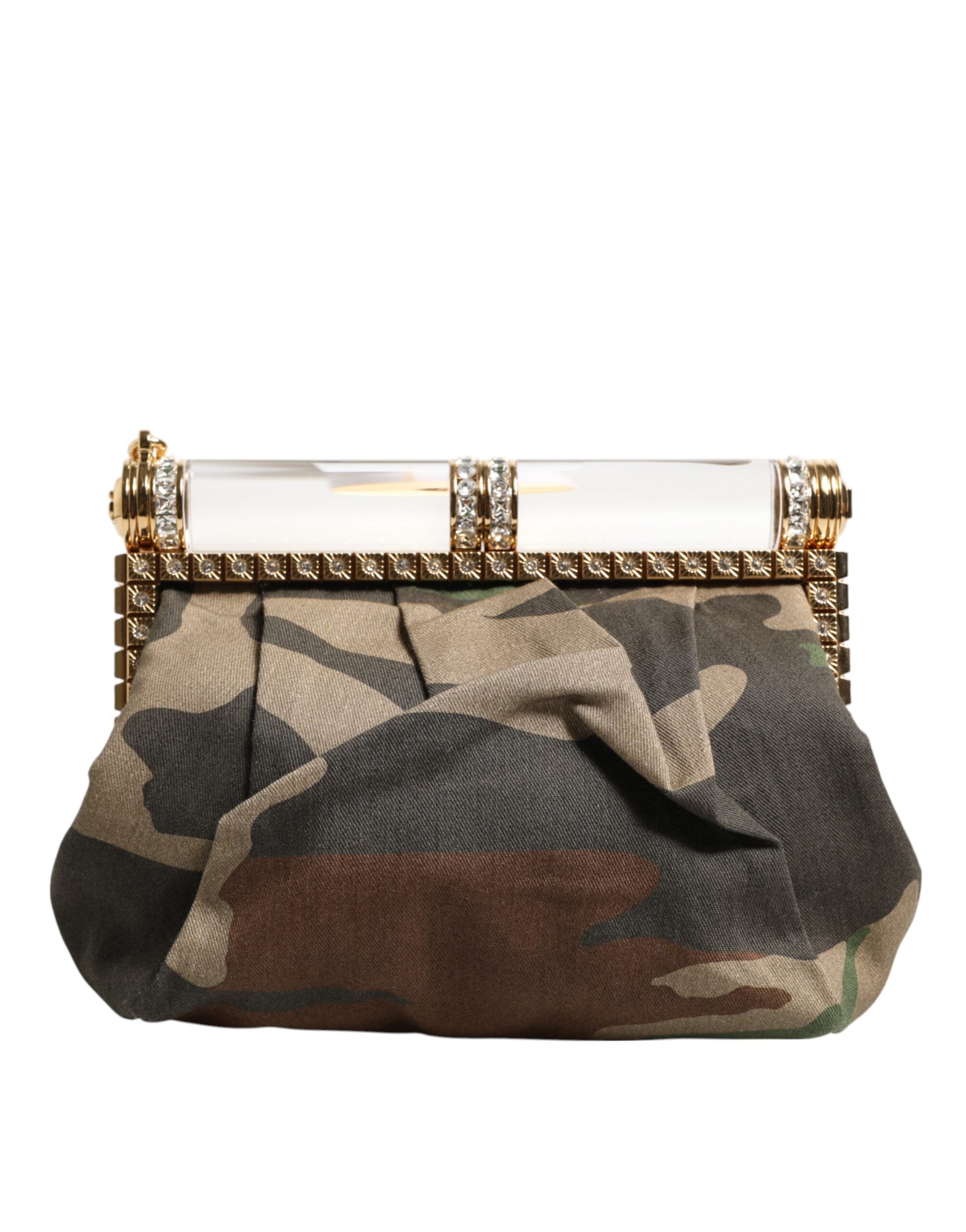 Dolce &amp; Gabbana Multicolor Sicily Medium Camouflage Shoulder Strap Bag