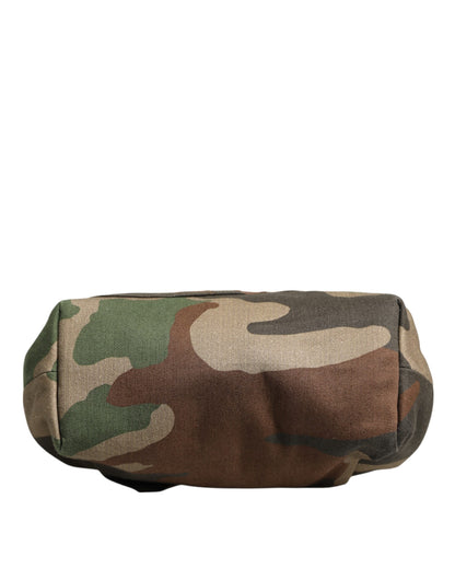 Dolce &amp; Gabbana Multicolor Sicily Medium Camouflage Shoulder Strap Bag