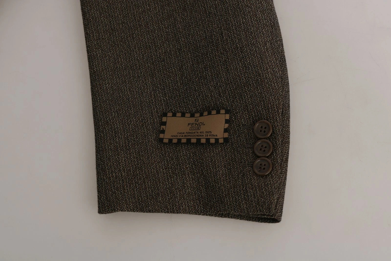 Dolce &amp; Gabbana Brown Single Breasted Wool Suit