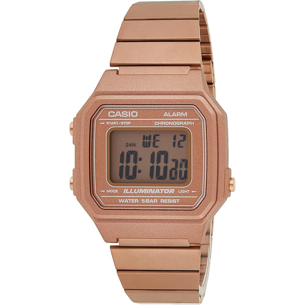 Casio flerfärgad klocka i rostfritt stål