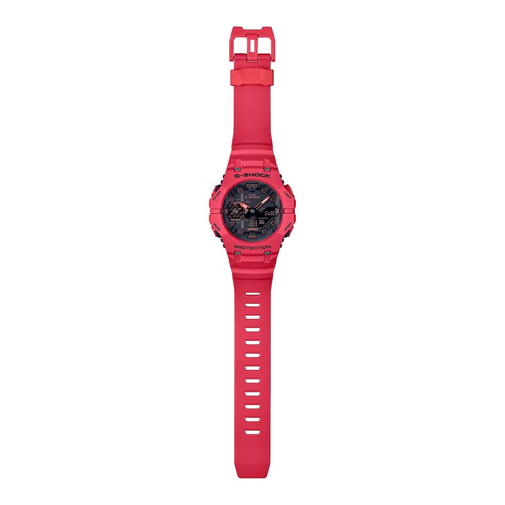 Casio röd hartsklocka