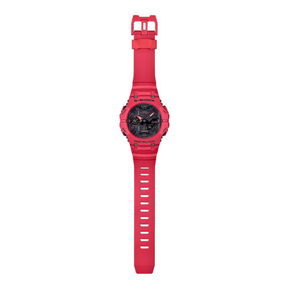 Casio röd hartsklocka