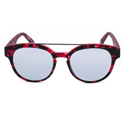 Italia Independent röda acetatsolglasögon