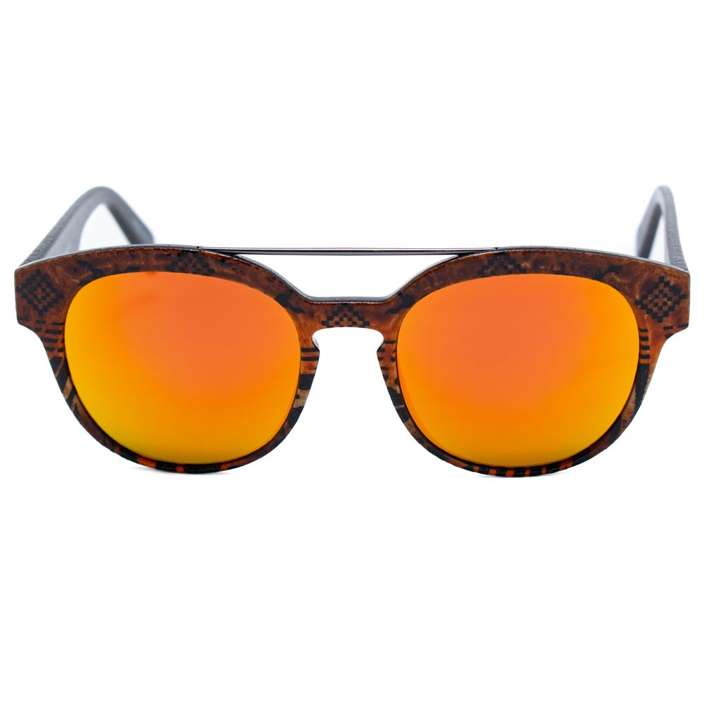 Italia Independent bruna acetatsolglasögon