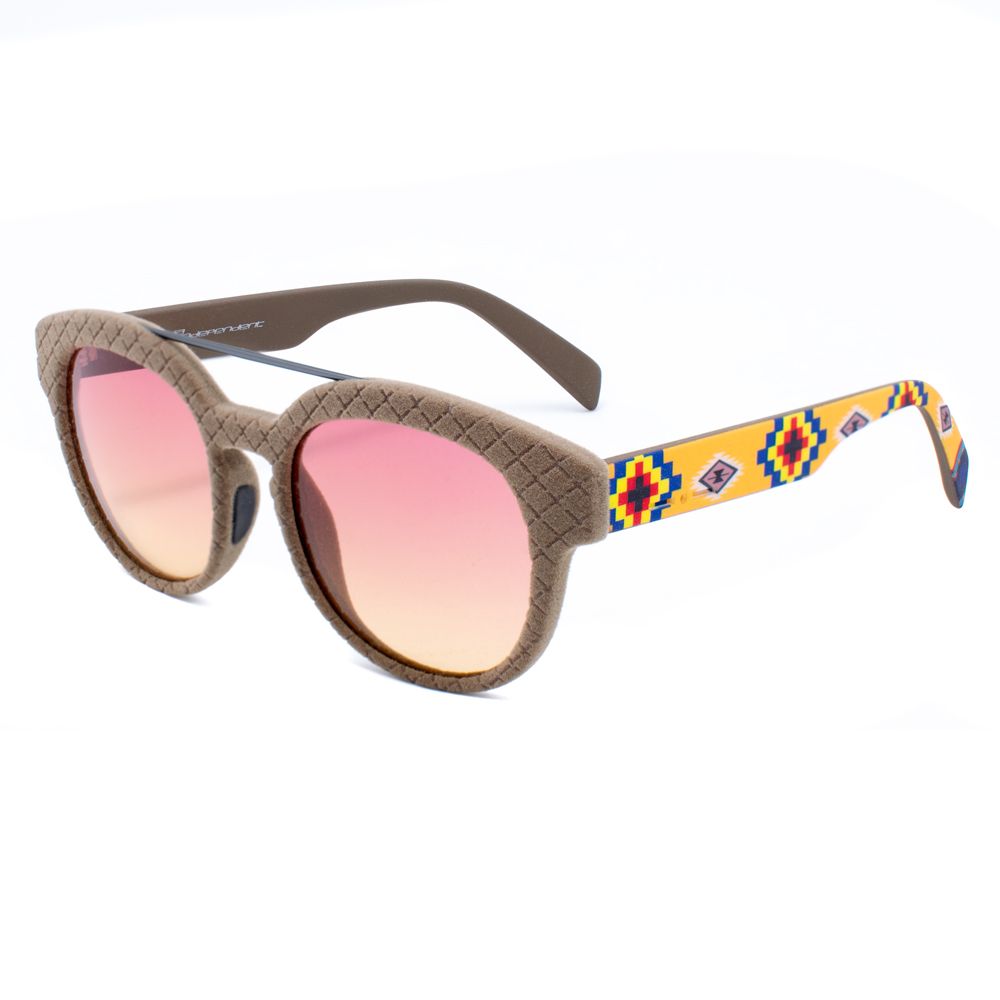 Italia Independent bruna acetatsolglasögon