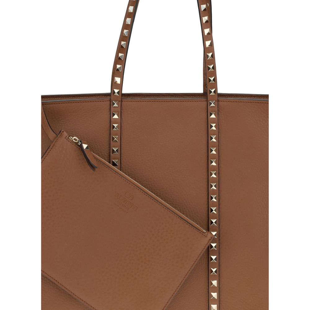 Valentino Garavani Medium Rockstud tygväska