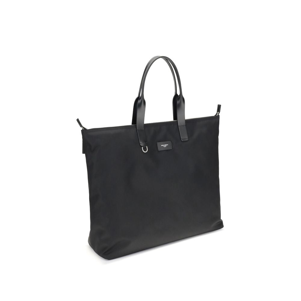 Dolce &amp;amp; Gabbana tygväska med krokodiltryck