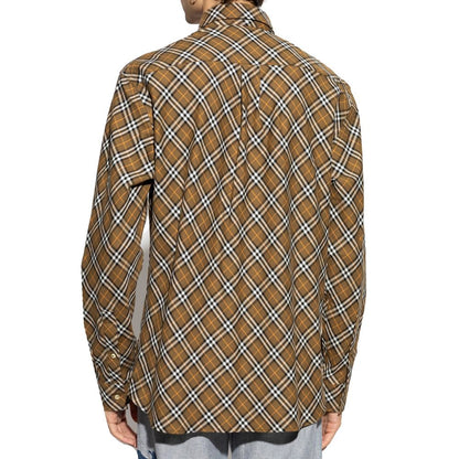 Burberry rutig bomullsskjorta