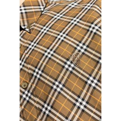 Burberry rutig bomullsskjorta