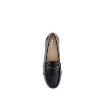 Chloé Läderloafers