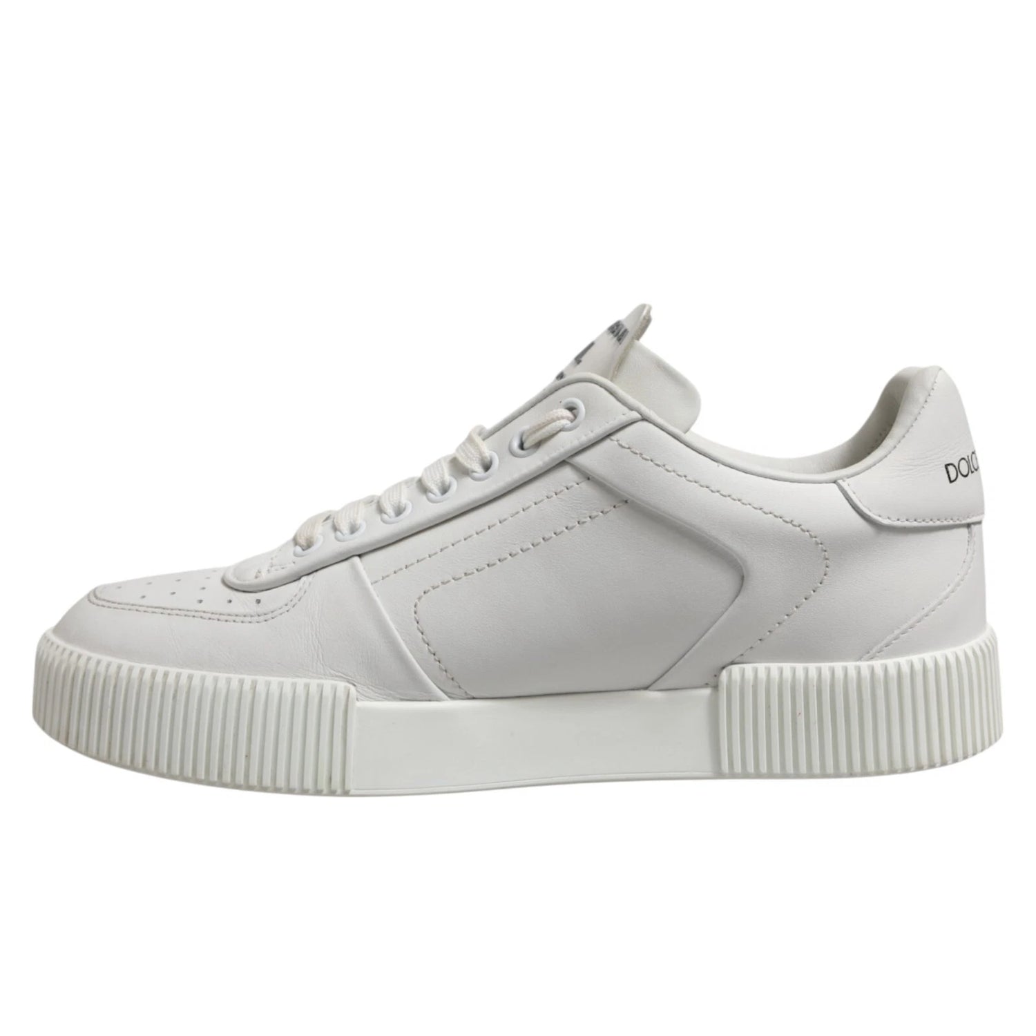 Dolce &amp;amp; Gabbana Vita Miami Läder Låga Sneakers Herrskor