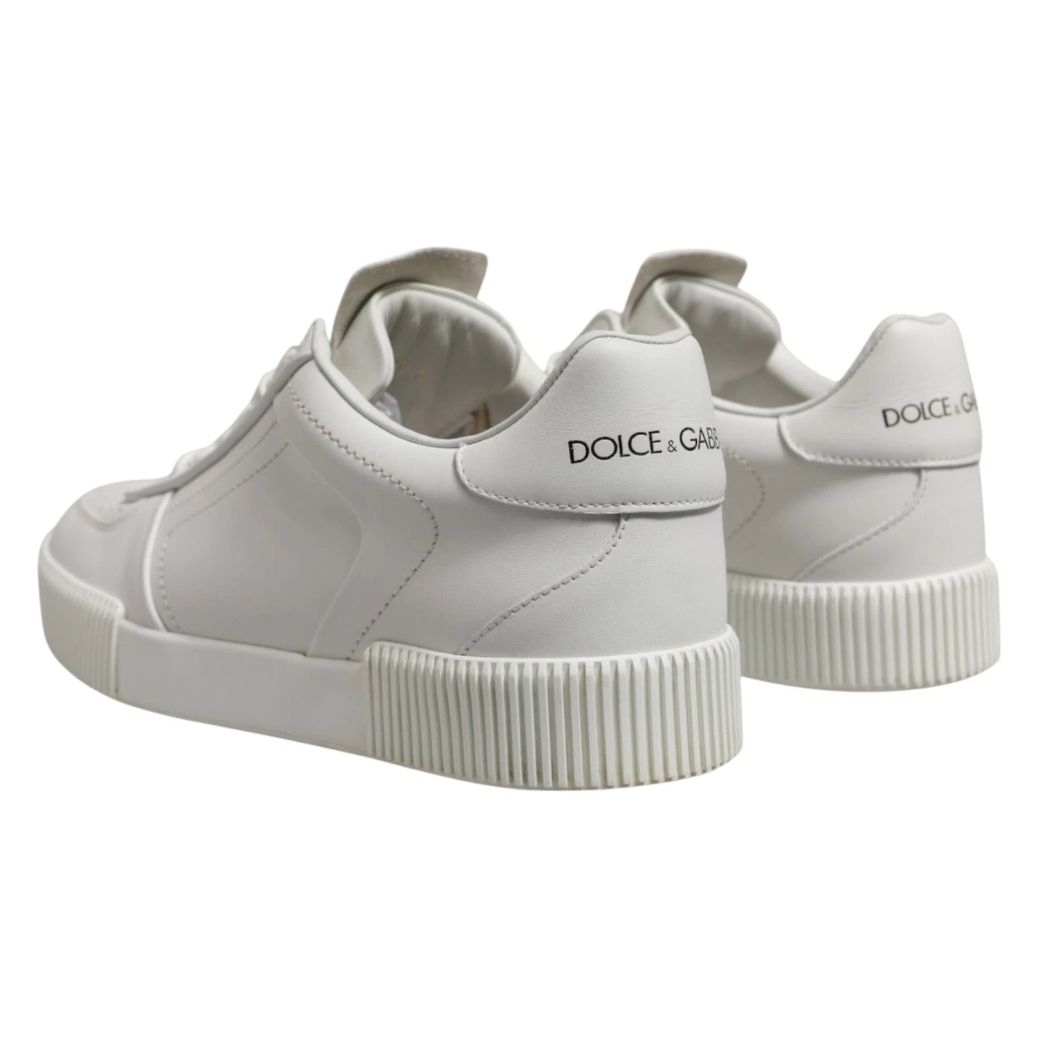 Dolce &amp;amp; Gabbana Vita Miami Läder Låga Sneakers Herrskor