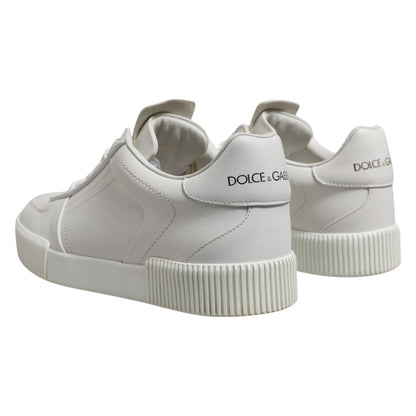 Dolce &amp;amp; Gabbana Vita Miami Läder Låga Sneakers Herrskor