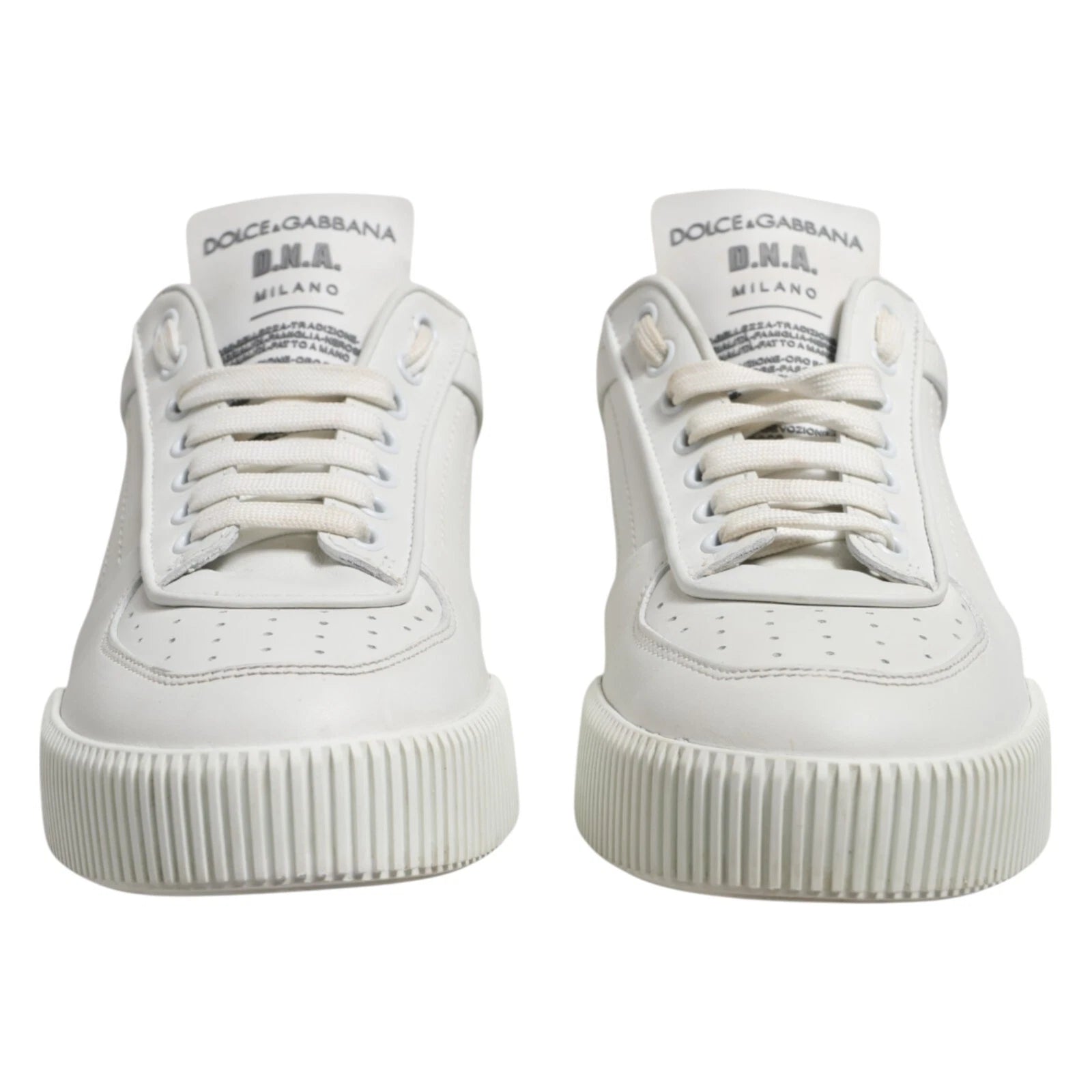 Dolce &amp;amp; Gabbana Vita Miami Läder Låga Sneakers Herrskor