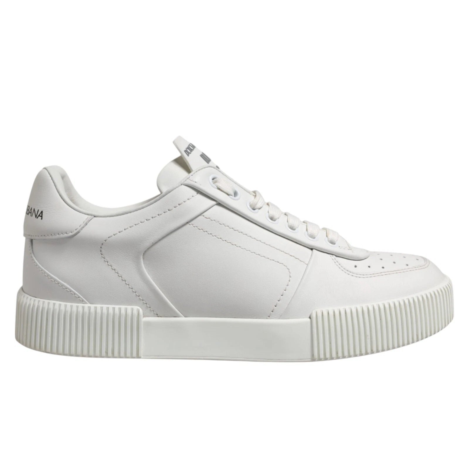 Dolce &amp;amp; Gabbana Vita Miami Läder Låga Sneakers Herrskor