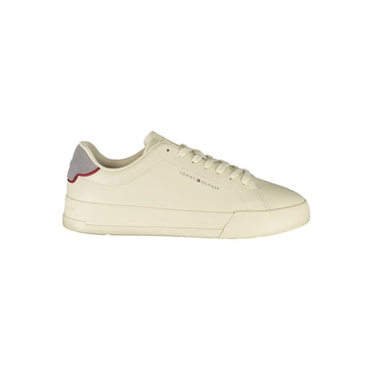 Tommy Hilfiger Beige Läder Herr Sneaker