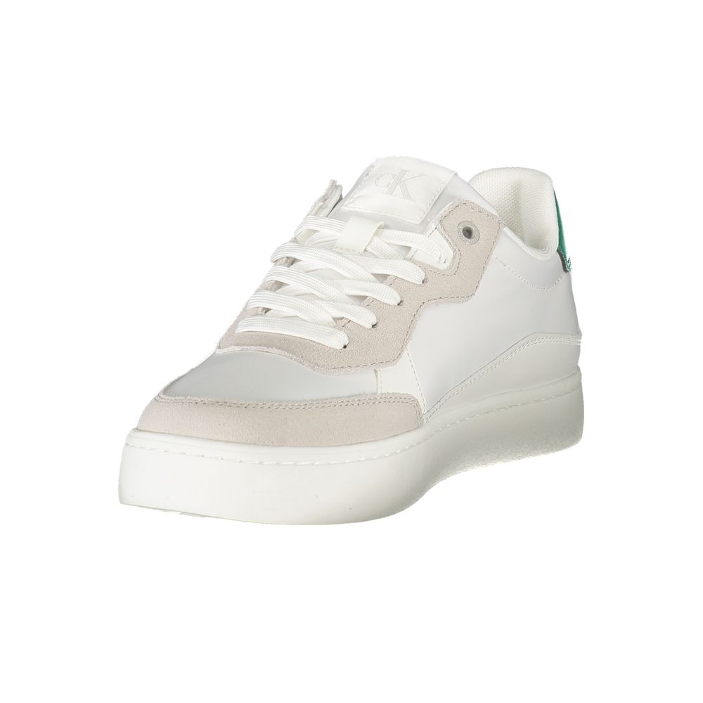 Calvin Klein Vita Läder Herr Sneaker