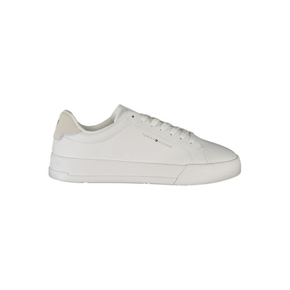 Tommy Hilfiger Vita Läder Herr Sneaker