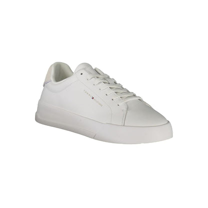 Tommy Hilfiger Vita Läder Herr Sneaker