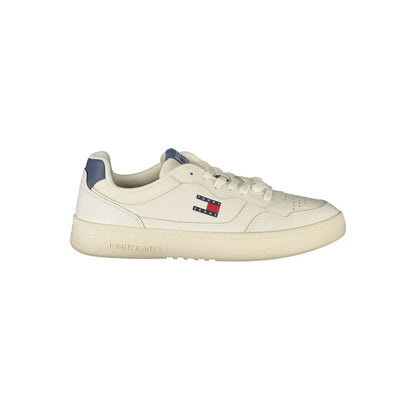 Tommy Hilfiger Vita Läder Herr Sneaker