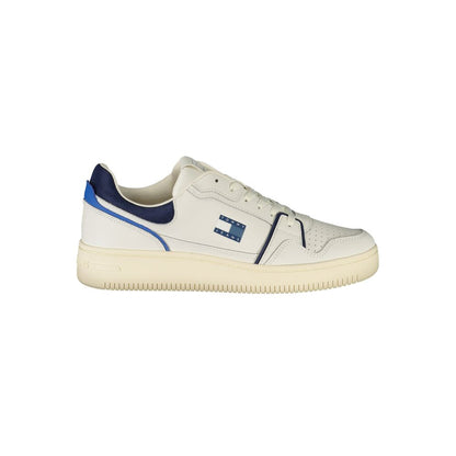 Tommy Hilfiger Vita Läder Herr Sneaker