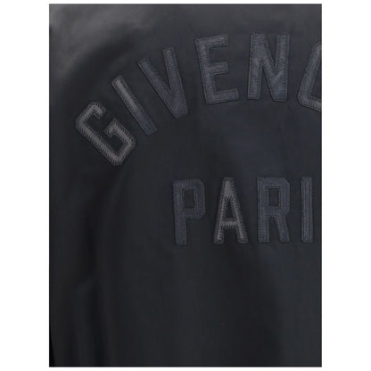 Givenchy Leather and satin bomber Jacket