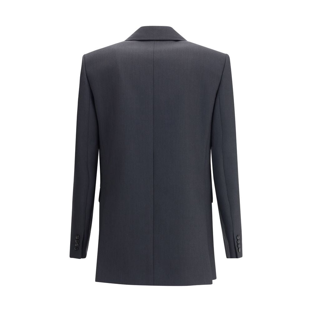 Saint Laurent dubbelknäppt kavaj i ull