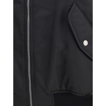 Saint Laurent överdimensionerad bomberjacka