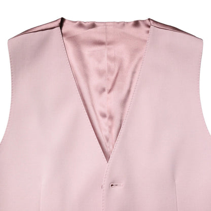 Dolce &amp;amp; Gabbana Rosa Ullklänning Formell Herrväst