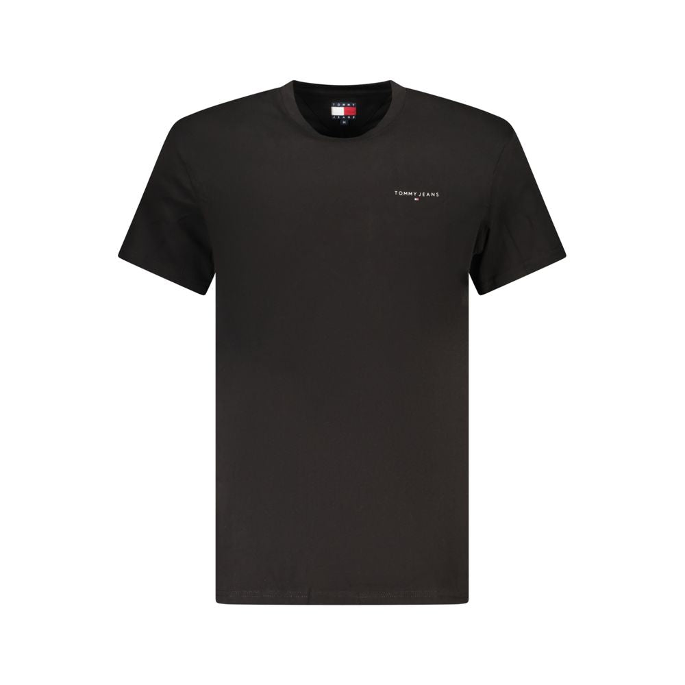 Tommy Hilfiger svart bomulls-T-shirt för män