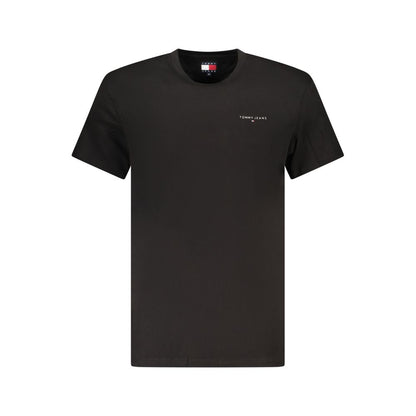 Tommy Hilfiger svart bomulls-T-shirt för män