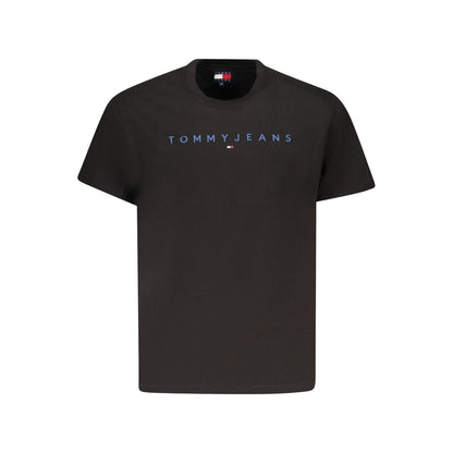 Tommy Hilfiger svart bomulls-T-shirt för män