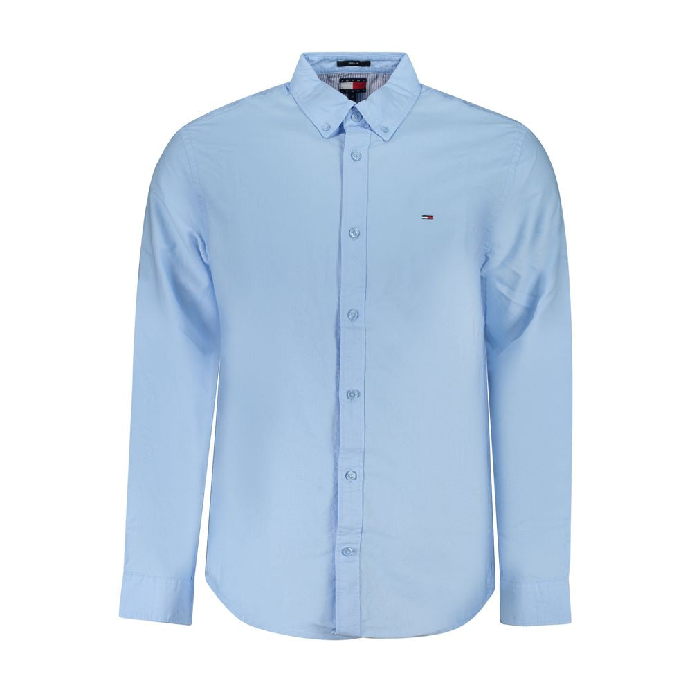 Tommy Hilfiger Blå Bomull Herrskjorta