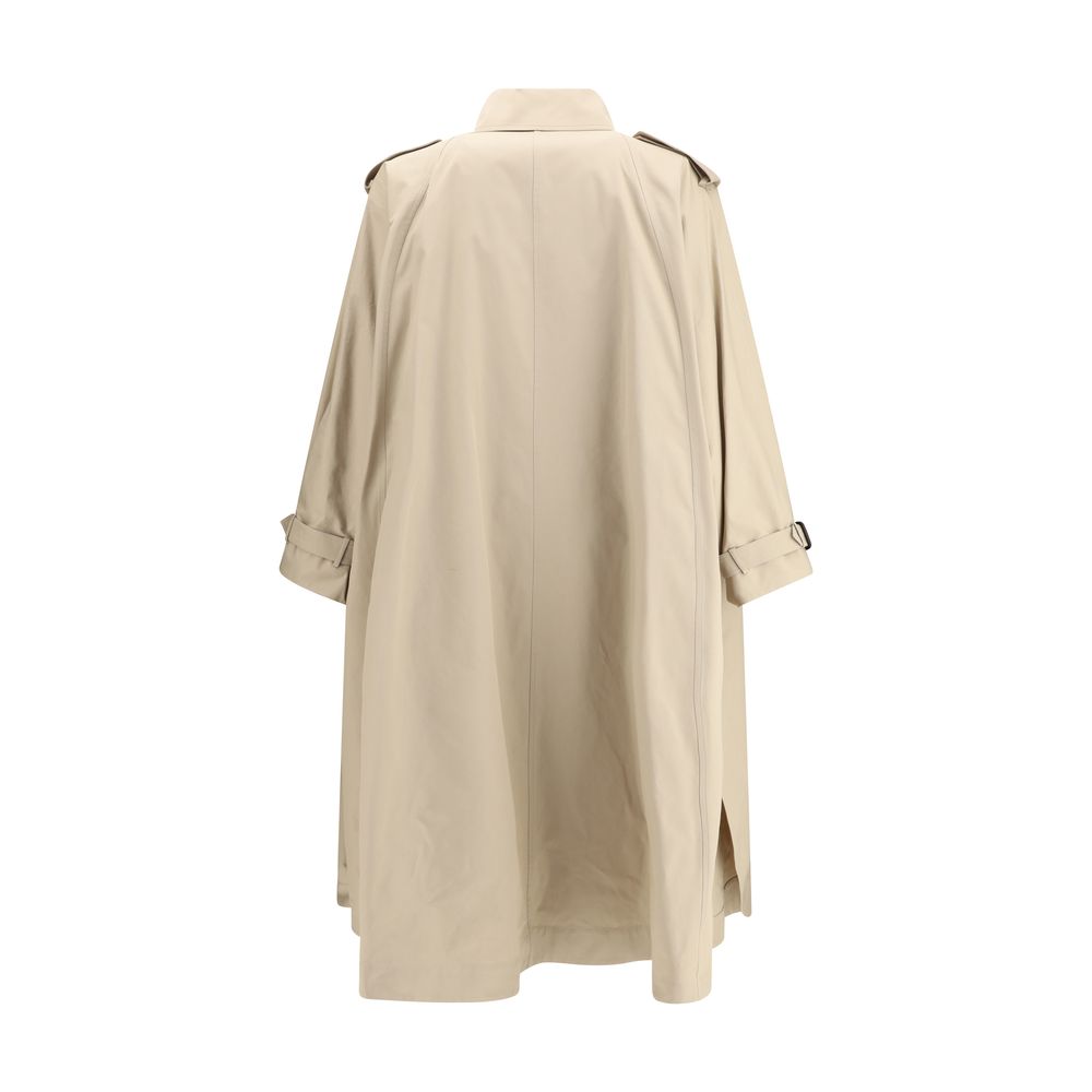 Saint Laurent trenchcoat i bomullstwill
