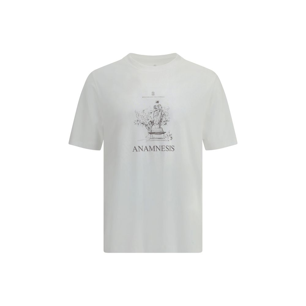 Brunello Cucinelli T-shirt med logotyp
