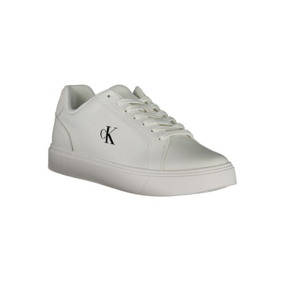 Calvin Klein Vita Läder Herr Sneaker