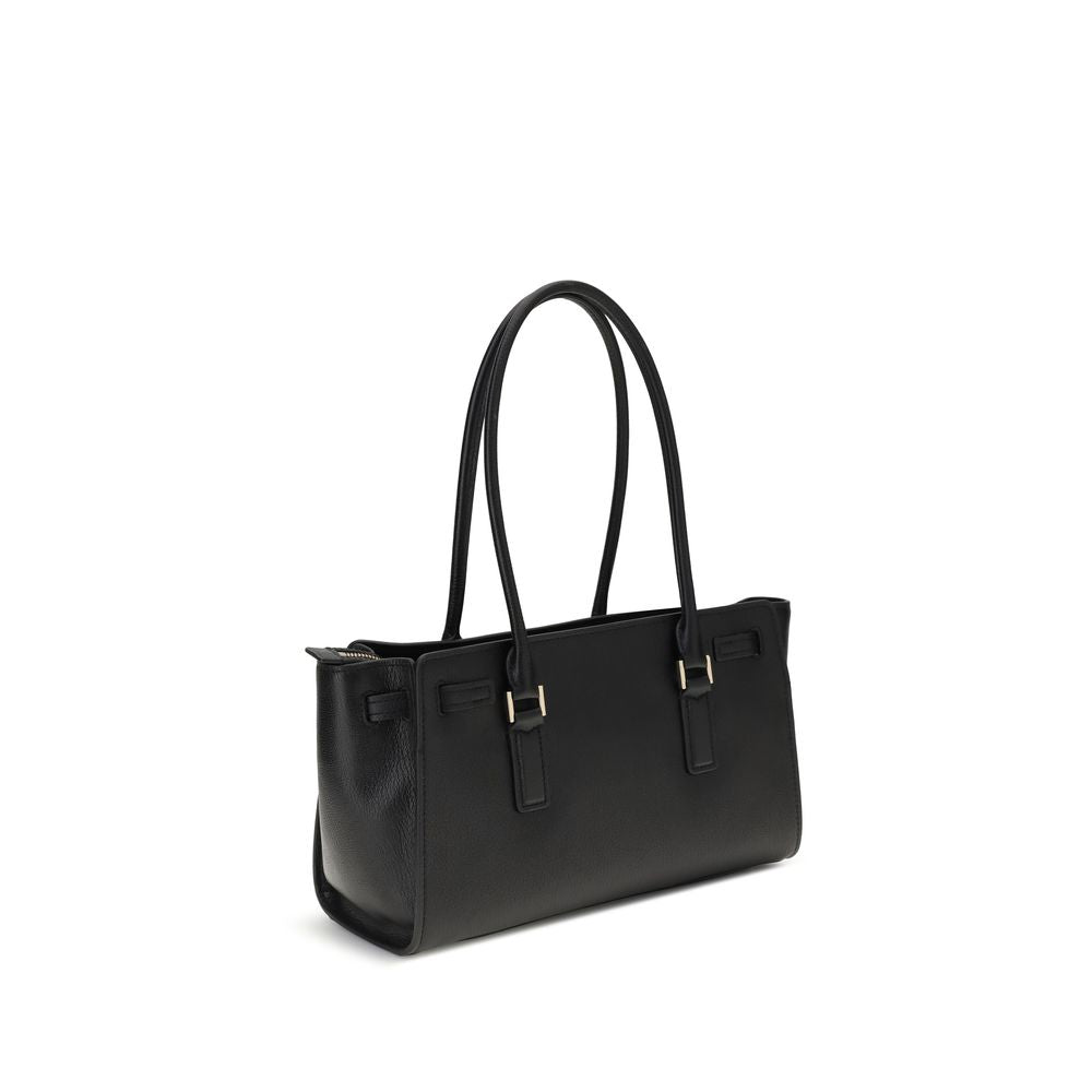 Michael Kors läderaxelväska